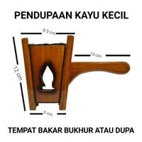 Populer- Tempat Bakar Dupa Bukhur Mabkhara Pendupaan Kayu Jati Buhur