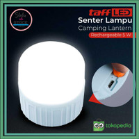 Senter Lampu Lentera Camping Lantern Rechargeable 5 W