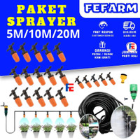 Promo Paket Set Misting Sprayer Nozzle Nozeel Kabut / Embun Pendingin