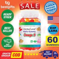 GNC HERBALAND KIDS KIDS KID OMEGA 3 FUNGSI MEMORI KECERDASAN OTAK
