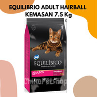 [GRAB GOJEK] EQUILIBRIO ADULT CAT HAIRBALL Makanan Kucing 7.5kg