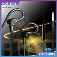 Headset Kabel 3.5mm Pengurang Kebisingan Untuk Olahraga