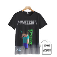 Kaos Minecraft Kaos Game Serial Anak 3D #LP3D-A250