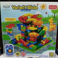 【Cod】Hobi 168 Pcs Diy Small Funny Blocks Balok Susun Kecil Mainan