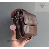 terbaru !!! tas slempang tas selempang pria cowok kamera kecil kulit