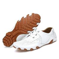 Leather Men Golf Shoes Comfortable Men Professional Golf Sport