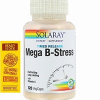 Solaray - Mega B-Stress Vitamin C 1000Mg, Timed-Release, 120 Vegcaps