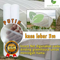 RB234 Jaring insecnet | kasa grenhouse (L.3m x P.100m) 1 roll CUCI