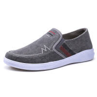 TK FASHIONHALU IMPORT SEPATU SLIP ON PRIA ZIPLINE GRATIS BOX + KAOS KA