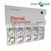 PAMOL 500MG 1 STRIP 10 TABLET/ PARACETAMOL/ PENURUN DEMAM