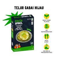 Ready Green Rebel Eless Cabai Hijau Telur Vegan Cabe Hijau Heat & Eat