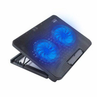 Stand Cooling Pad Cooler Kipas pendingin Laptop Notebook 2 Fan N99 17"