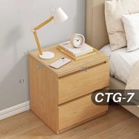 Orange Official Shop Meja Nakas Kecil Bed Side Table Laci Serbaguna