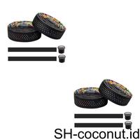 [Coco]123 2buah Sepeda Handle Bar Tapes Anti-slip Membungkus Sabuk