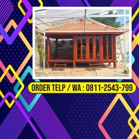 WA O8II-2543-799, Gazebo Kayu Unik 3x6 Ponorogo