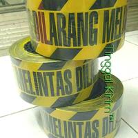Sgs Police Line Barricade Tape 3 Inch X 300 Mtr. " Dilarang Melintas"