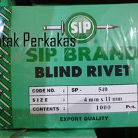 Paku Rivet / Blind Rivet 540 isi 1000 pcs murah