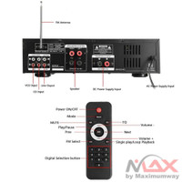 sunbuck home theater 2000w ampli bluetooth eq audio amplifier home