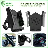 Holder Stang Motor Sepeda HM23 HM-23 Phone Stand Handphone Senderan Du