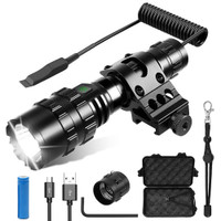PAKET SENTER DAYA TINGGI - TaffLED Senter LED WATERPROOF Hunting Tacti