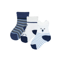 3 PASANG KAOS KAKI BABY BORN BOYS usia 0-6 Bulan B 6/3.006
