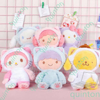 Quinton My Melody Mainan Mewah Anime Kartun Cinnamorol Kitty Lembut