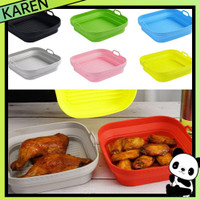 Karen Square Silicone Pot Replacement Reusable AirFryer Aksesoris