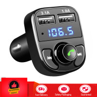 Bluetooth Audio Receiver FM Transmitter USB Car Charger - HY-82