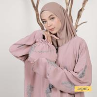 Promo Kasmeer - Mukena Abaya Bordir By Aprilia - Asput. Ori