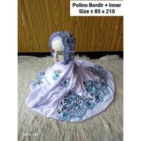 Promo Mukena Terusan Polino Inner / Ciput Termurah Ori