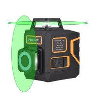 2D Cross Line Laser Level Self Leveling Laser Level 2 x 360-degree