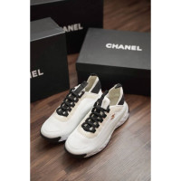 Dijual CHA Fabric Calfskin Suede CC Sneaker Berkualitas