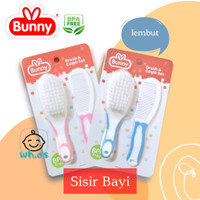 FAZ27 LUSTY BUNNY SISIR BAYI NEWBORN LEMBUT SISIR RAMBUT BAYI SET