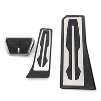BM3pcs Brake Accelerator Footrest Pedal For BMW F01 F02 7