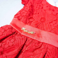 TIAGRB Dress Brukat F182 - Anak murah