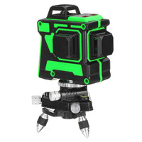 12 Lines Green 3D Laser Level Auto 360 Degree Waterproof