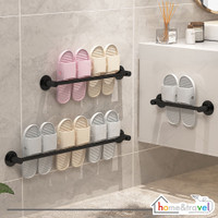 Terbaik HOVELSHOP Rak Gantung Sandal Handuk Tempel Dinding Dapur