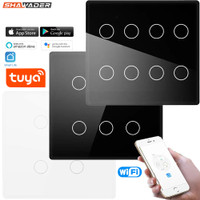 Shawader Tuya Brazil 4x4 Smart Life WiFi Wall Light Switch 4/6/8Gang