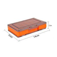 Fishing Accessories Box Double-sided 12 Compartment Lure Bait Storage