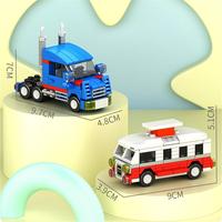 2022 City Creativity City Car School Bus Fire Truck Ambulance Bus Mud
