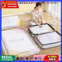 Plastik Vakum Baju Compression Bag Various Size 5 PCS with Pump - FL22