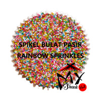SPRINKLES BULAT PASIR 50GR - SPIKEL TRIMIT TABURAN WARNA WARNI HIASAN