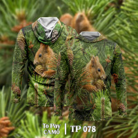 BAJU HOODIE CAMO BERBURU HUNTING SQUIREL | BAJU BERBURU BAJING TUPAI