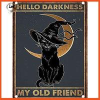 Darkness Black Cat Retro Plat Metal Tin Sign Plaque Untuk Bar Pub