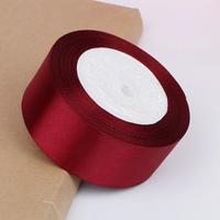 pp pita satin 1 inchi / pita satin 2.5 cm warna merah maroon