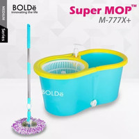 Alat Pel Super Mop Bolde M-777X+ (Botol + Lubang Drainase) - Asli