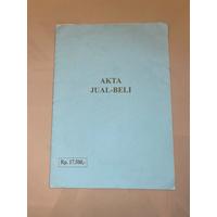 GROSIR Akta Jual Beli Rp17500 Blanko AJB Asli Original Rangkap 4