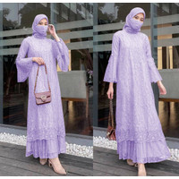 the Best GAMIS WANITA MUSLIM KONDANGAN MEWAH DAN ELEGAN BAHAN TILE-GEL