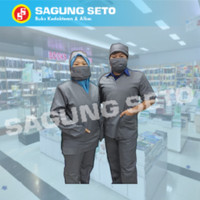 BAJU OK XXL ABU-ABU-VBAJU OK UKURAN XXL ABU-ABU KERAH V LENGAN PENDEK