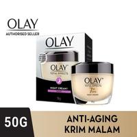 Olay Cream 50g Total Effects 7 in One Krim Malam Skincare Normal